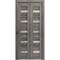 Sartodoors Solid French Door 32 x 80in, Matte Black Clear Glass, Single Regular Panel Frame Trims Handle LUCIA2166ID-BLK-32 - alternate 1